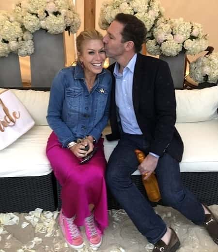 Jill Martin and Erik Brooks at their engagement